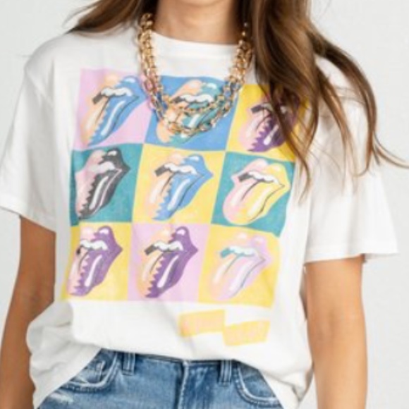 DAYDREAMER Rolling Stones Urban Jungle Tee, L NWT - Picture 3 of 6